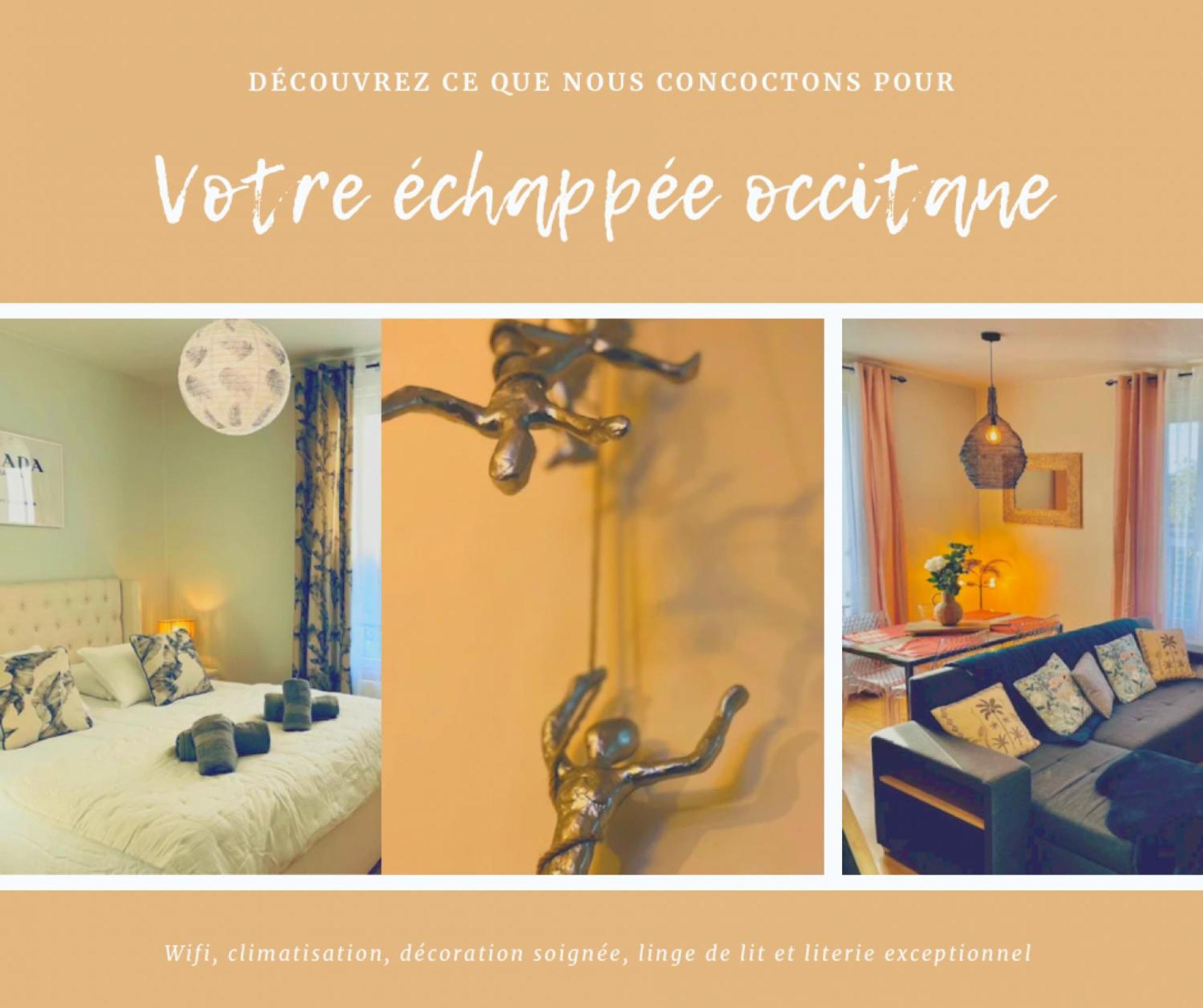 Appartement L'Echappee Occitane - Harmonie Et Douceur De Vivre - Clim à Montauban Extérieur photo